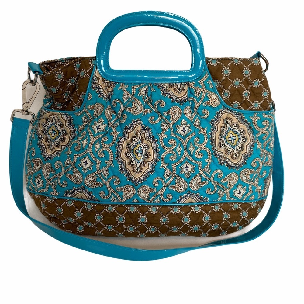 Vera Bradley Totally Turquoise shoulder bag